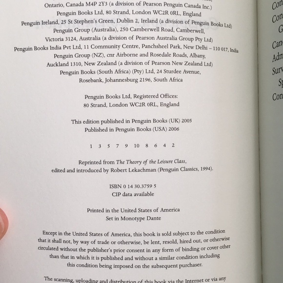 Like New “Conspicuous Consumption” Softcover Book - Picture 8 of 15